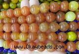 AGBS120 15 inches 14mm round agate gemstone beads wholesale