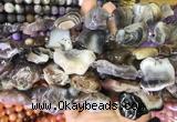 AGBS232 15 inches 20*35mm - 30*40mm freeform botswana agate beads