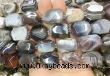 AGBS236 15 inches 13*18mm - 15*20mm faceted nuggets botswana agate beads