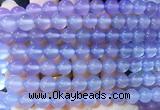 AGBS399 15 inches 8mm round purple agate beads wholesale