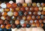 AGBS410 15 inches 10mm faceted nuggets agate gemstone beads wholesale AGBS410 15 inches 10mm faceted nuggets agate gemstone beads wholesale