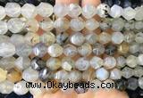 AGBS414 15 inches 10mm faceted nuggets agate gemstone beads wholesale AGBS414 15 inches 10mm faceted nuggets agate gemstone beads wholesale