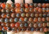 AGBS423 15 inches 8mm faceted round sugar heart agate beads wholesale AGBS423 15 inches 8mm faceted round sugar heart agate beads wholesale