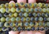 AGBS424 15 inches 8mm faceted round sugar heart agate beads wholesale AGBS424 15 inches 8mm faceted round sugar heart agate beads wholesale