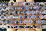 AGBS427 15 inches 8mm faceted round sugar heart agate beads wholesale AGBS427 15 inches 8mm faceted round sugar heart agate beads wholesale
