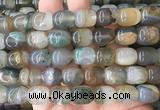 AGBS453 15 inches 12*14mm drum agate gemstone beads wholesale AGBS453 15 inches 12*14mm drum agate gemstone beads wholesale