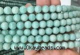 AMBS03 15 inches 8mm round amazonite beads wholesale