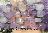 ANBS04 15 inches 13*18mm - 15*20mm faceted nuggets ametrine beads