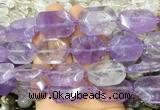 ANBS06 15 inches 18*25mm - 22*30mm faceted freeform ametrine beads