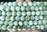ASBS12 15 inches 12mm round green angelite gemstone beads wholesale