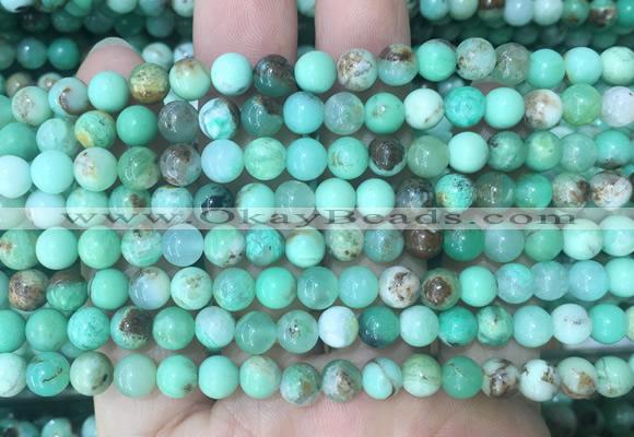 AUBS05 15 inches 6mm round australia chrysoprase gemstone beads wholesale