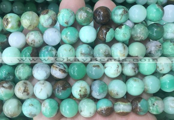AUBS07 15 inches 10mm round australia chrysoprase gemstone beads wholesale