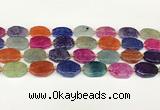 CAA4495 15.5 inches 15*20mm octagonal dragon veins agate beads