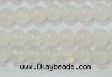 CAG6501 15.5 inches 6mm round Brazilian white agate beads