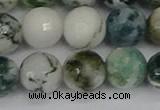 CAG9841 15.5 inches 12mm faceted round tree agate beads