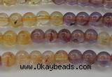 CAN101 15.5 inches 4mm round ametrine beads wholesale