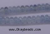 CAQ137 15.5 inches 3*5mm rondelle natural aquamarine beads