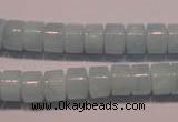 CAQ302 15.5 inches 6*9mm tyre natural aquamarine beads wholesale