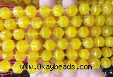 CCBS157 15 inches 10mm faceted prism agate beads wholesale
