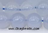 CBC818 15.5 inches 10mm round blue chalcedony gemstone beads