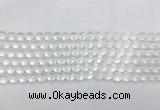 CCBS03 15 inches 6mm faceted round white crystal beads wholesale