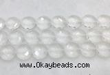 CCBS24 15 inches 18mm faceted coin white crystal beads wholesale CCBS24 15 inches 18mm faceted coin white crystal beads wholesale
