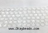 CCBS39 15 inches 8*12mm faceted oval white crystal beads wholesale CCBS39 15 inches 8*12mm faceted oval white crystal beads wholesale