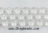 CCBS49 15 inches 15*20mm faceted teardrop white crystal beads wholesale