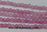 CCN1316 15.5 inches 3mm faceted round candy jade beads wholesale