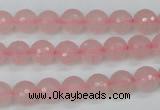 CCN1852 15 inches 8mm faceted round candy jade beads wholesale