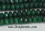 CCN4170 15.5 inches 5*8mm faceted rondelle candy jade beads