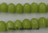 CCN912 15.5 inches 9*12mm faceted rondelle candy jade beads
