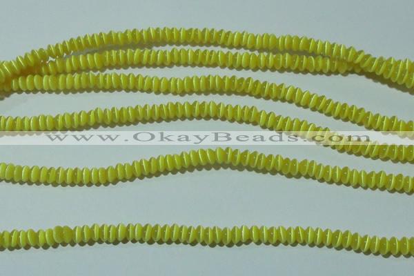 CCT213 15 inches 2*4mm rondelle cats eye beads wholesale