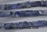CCU314 15.5 inches 4*4mm cube sodalite beads wholesale