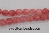 CCY101 15.5 inches 6mm round cherry quartz beads wholesale