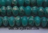 CDE2668 15.5 inches 12*16mm rondelle dyed sea sediment jasper beads
