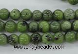 CDJ139 15.5 inches 6mm round Canadian jade beads wholesale