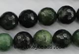 CDJ265 15.5 inches 14mm faceted round Canadian jade beads wholesale