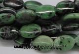 CEP11 15.5 inches 10*14mm oval epidote gemstone beads wholesale