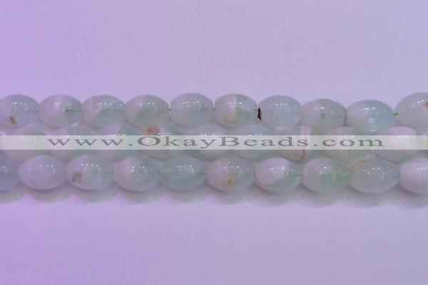 CFL1205 15.5 inches 13*18mm rice green fluorite gemstone beads