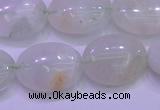 CFL1219 15.5 inches 13*18mm oval green fluorite gemstone beads