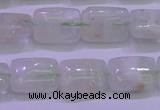 CFL1224 15.5 inches 10*14mm rectangle green fluorite gemstone beads