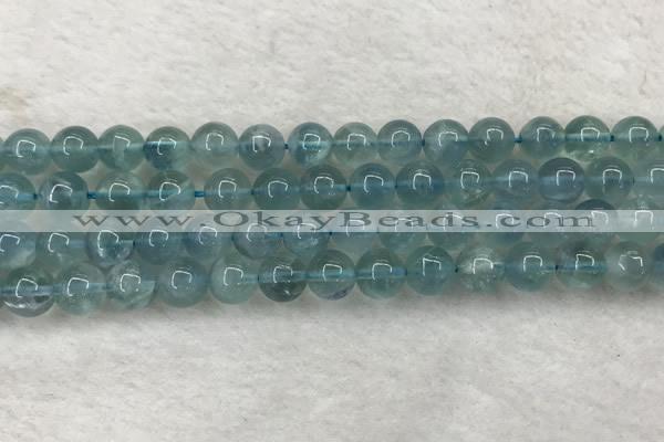 CFL1516 15.5 inches 8mm round blue fluorite gemstone beads