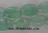 CFL866 15.5 inches 13*18mm oval green fluorite gemstone beads