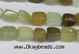 CFW116 15.5 inches 5*8mm - 8*10mm nuggets flower jade gemstone beads