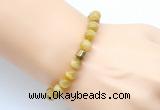 CGB9274 8mm, 10mm golden tiger eye & drum hematite power beads bracelets