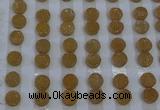CGC104 12mm flat round druzy quartz cabochons wholesale