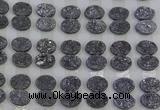 CGC172 12*16mm oval druzy quartz cabochons wholesale