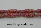 CIB620 16*60mm rice fashion Indonesia jewelry beads wholesale