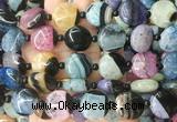 CIBS60 15 inches 18mm coin Agate gemstone beads wholesale CIBS60 15 inches 18mm coin Agate gemstone beads wholesale